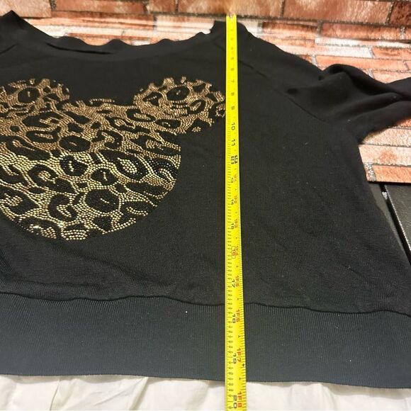 Feel Xaradu top Shirt long sleeve leopard Minnie Mouse face size 6 - Picture 9 of 10